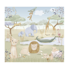 Little Dutch Tapeta na stenu Safari Friends