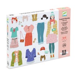 DJECO Papierové bábiky: Mega šatník