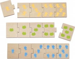 Haba Dřevěné puzzle na učení a přiřazování Denní aktivity 15 ks