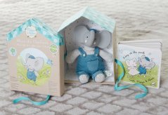 Meiya&Alvin dárkový set DELUXE knížka + hračka (sloník Alvin)