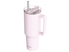 Quokka Nerezový termohrnček so slamkou Stream Light Pink 1200 ml