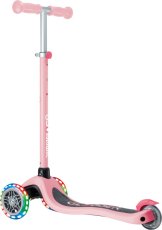 Globber detská trojkolesová kolobežka - Primo Lights V2 - Svietiace Kolieska - Pastel Pink