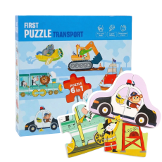 EDUkid Prvé puzzle Doprava 6v1