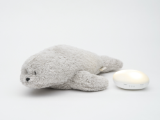 Moonie Uspávačik Tuleň Organic Grey