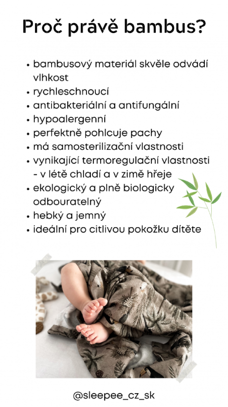 Bambusová deka Sleepee Ultra Soft Bamboo Blanket tyrkysová