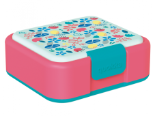 Plastový box na svačinu Quokka Twist Kids Flowers
