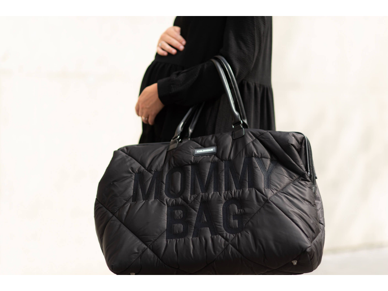 Childhome Prebaľovacia taška Mommy Bag Puffered Black