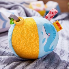 Haba Textilní míček s aktivitami pro miminka Mořský svět