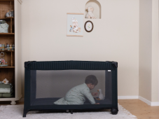 Little Dutch Postieľka cestovná Grey