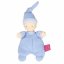 Mini bábika miláčik - 15cm (kvietkovaná modrá čiapka)