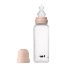 BIBS antikolikové láhve se silikonovou savičkou 270ml (Blush)