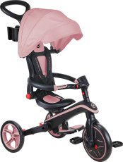 Globber detská trojkolka skladacia 4v1 - Deep Pastel Pink