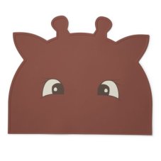 NUUROO Albert Silikónové prestieranie Giraffe Mahogany