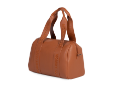 Childhome Přebalovací taška Mommy Club Signature Vegan Leather Brown