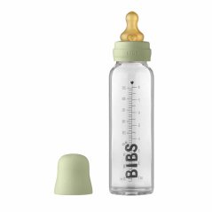 BIBS Baby Bottle skleněná láhev 225ml (Sage)