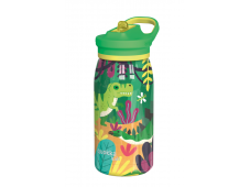 Quokka Termo láhev z nerezové oceli s náustkem Pop Kids Dinosaurus Jungle 445 ml