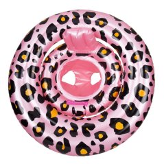 Swim Essentials Nafukovací kolo pro miminka Leopard růžový