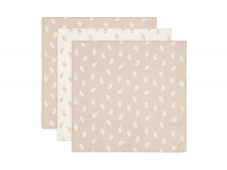 Jollein Plenky 3 ks 70x70 cm Twig Wild Rose