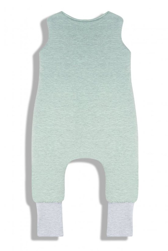 Celoroční spací pytel s nohavicemi Sleepee Melange Grey/Mint XS