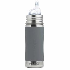 Pura nerezová fľaša s náustkom 325ml (sivá)
