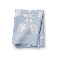 Jacquard Blanket Elodie Details - Blueberry Blue