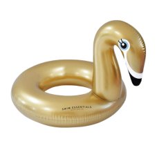 Swim Essentials Nafukovací kolo Labuť zlatá 95 cm