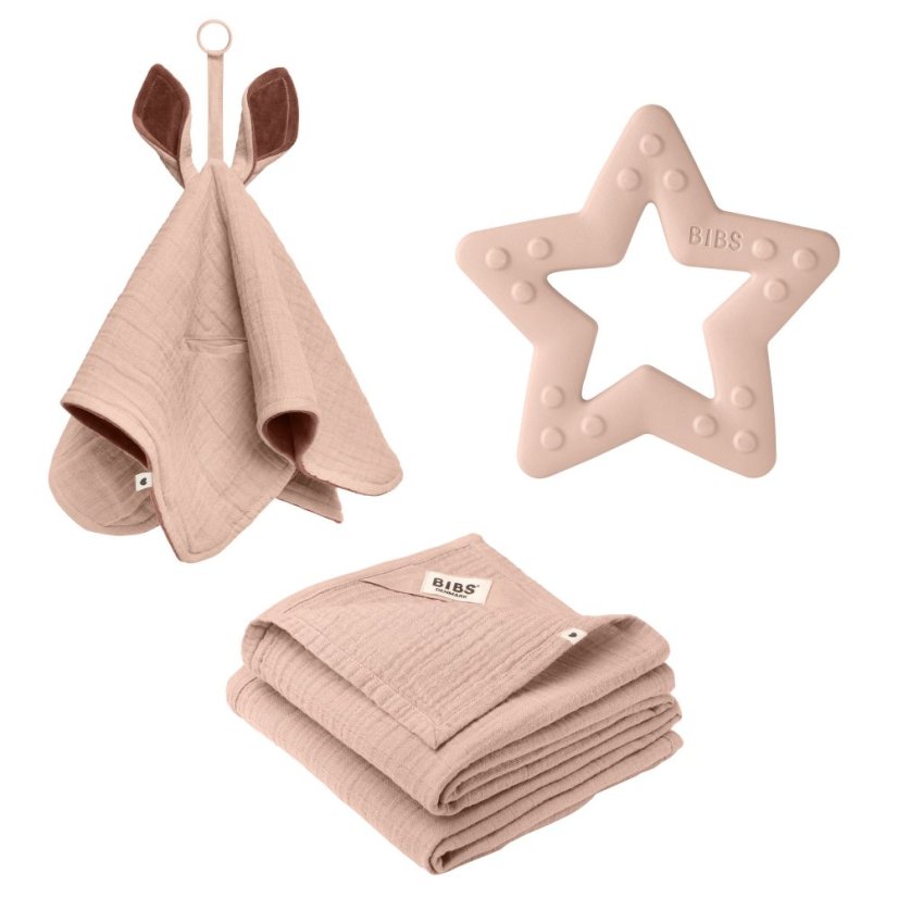 BIBS darčekový set stredný (Baby Blue)
