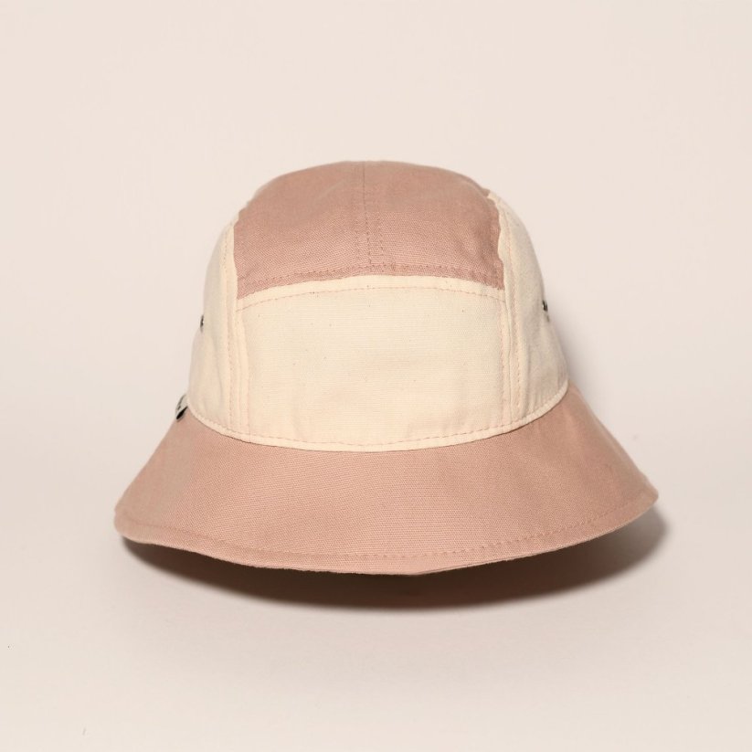 KiETLA klobúčik s UV ochranou 0-1 rok (Natural / Pink)