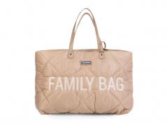 Childhome Potovalna torba Family Bag Puffered Beige