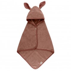 BIBS Kangaroo osuška s kapucňou z BIO bavlny (Woodchuck)