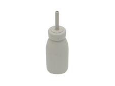 KikkaBoo Fľaša so slamkou Platinum Silicone Sand