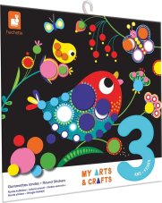 Janod My arts&crafts Kreativní sada Kulaté nálepky od 3 let