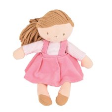 Bonikka Sweeties látková bábika (Rose – ružové menšestrové šaty)