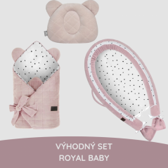Výhodný set pro miminko - Royal Baby růžová