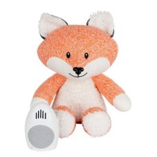 FLOW Hračka s tlkotom srdca Robin the Fox Orange