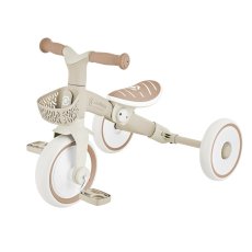 Globber detské odrážadlo trojkolesové - Learning Trike 2in1 PLUS Ecologic Coconut