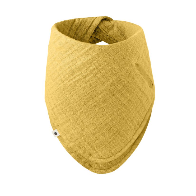 BIBS Bandana mušelínový slintáčik z BIO bavlny (Mustard)