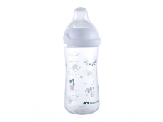 Bebeconfort Dojčenská fľaša Emotion Physio 270ml 0-12m + White