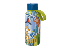 Termo láhev Quokka Solid Kids z nerezové oceli se smyčkou Jungle 330 ml