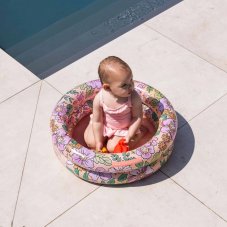 Swim Essentials Napihljiv bazen za plavanje za otroke Flowers 60 cm