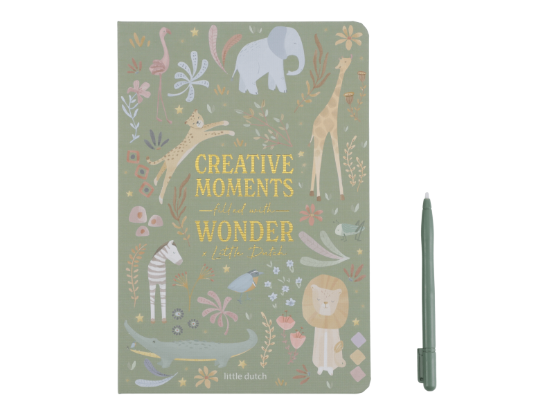 Little Dutch Kresliaci tablet Green Safari Friends