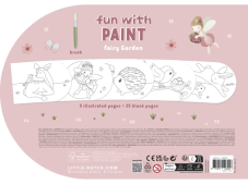 Malá holandská akvarelová omalovánka Pohádková zahrada