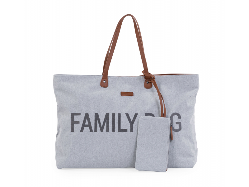 Childhome Potovalna torba Family Bag Canvas Grey