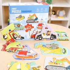 EDUkid Prvé puzzle Doprava 6v1