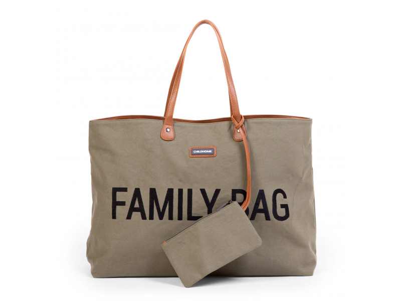 Childhome Cestovná taška Family Bag Canvas Khaki