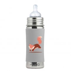Pura nerezová dojčenská fľaša 325ml (Fox)