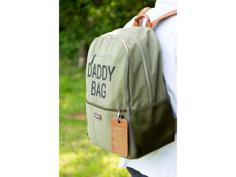 Childhome Prebaľovací batoh Daddy Bag Canvas Khaki