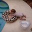 Swim Essentials Nafukovací kolo pro miminka Leopard béžový