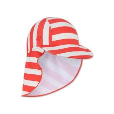 Swim Essentials Plavkový klobúk s ochranou krku s UPF 50+ Coastal Stripe