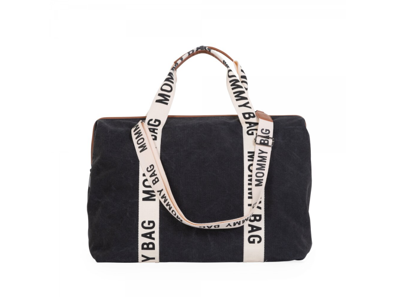 Childhome Prebaľovacia taška Mommy Bag Canvas Black